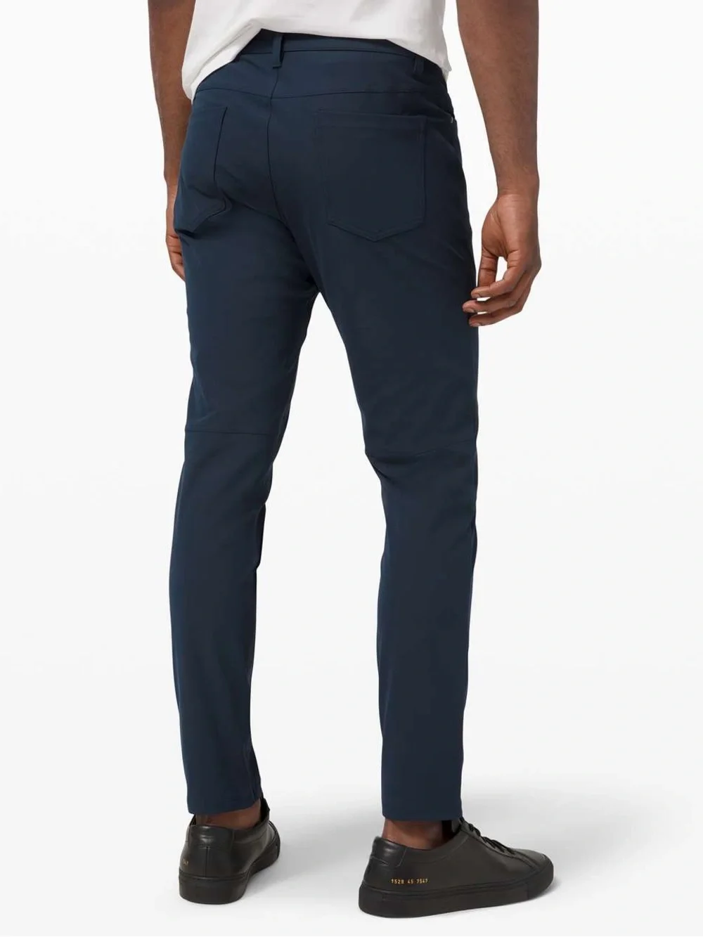 Lululemon Men's ABC Pants Navy Blue Slim Fit Warpstreme Size 31x30 *681